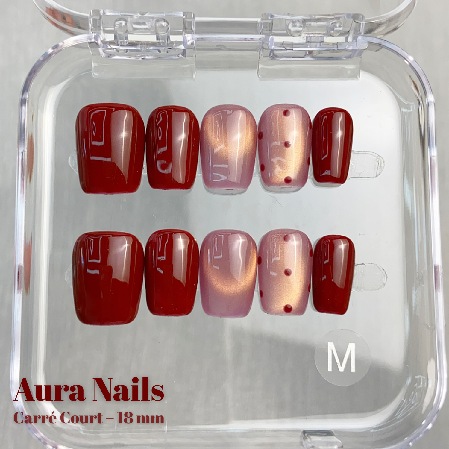 Burgundy Dots- N°99