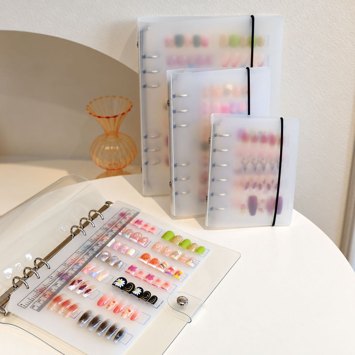 Classeur à texture bulles AuraNails Paris