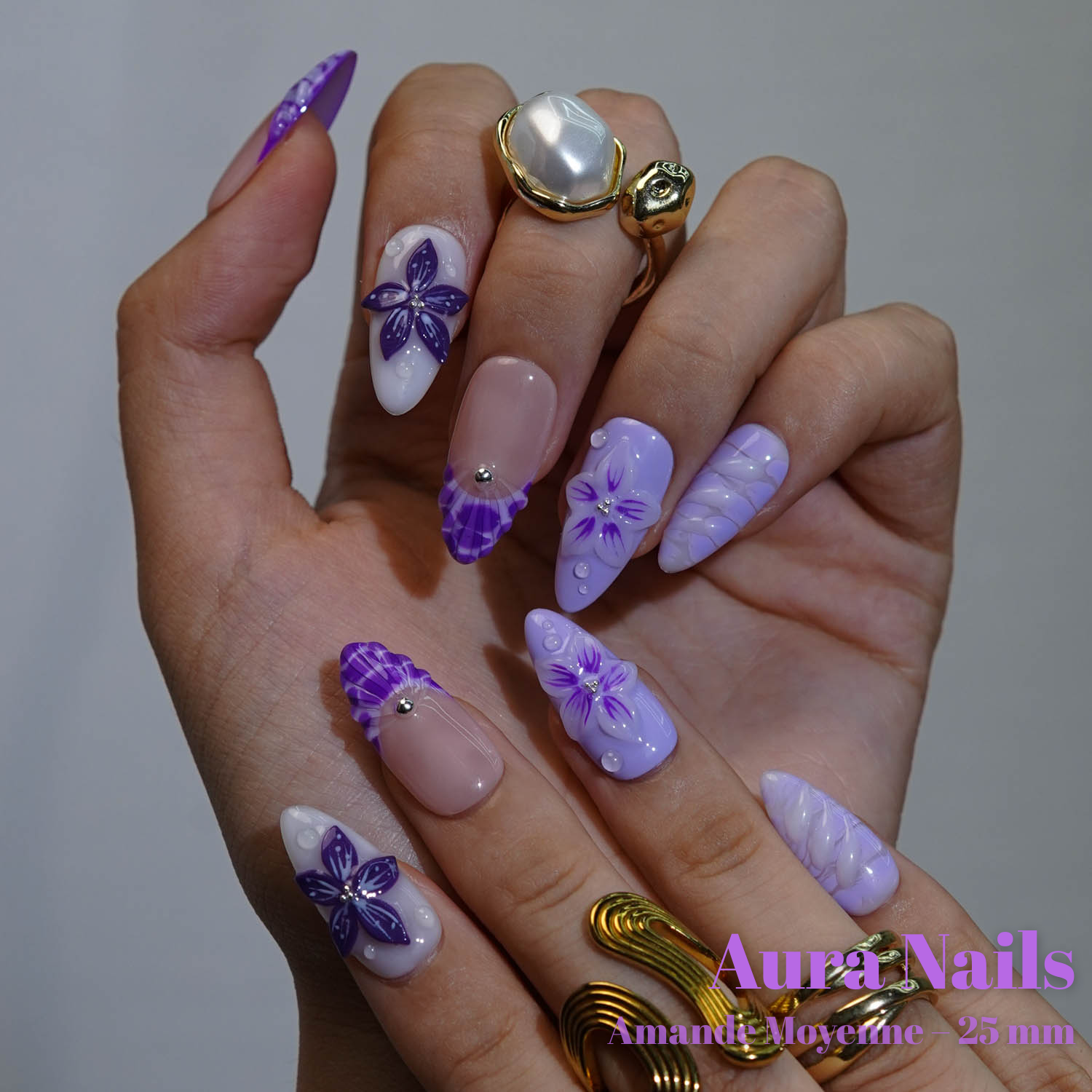 Purple Flower- N°6