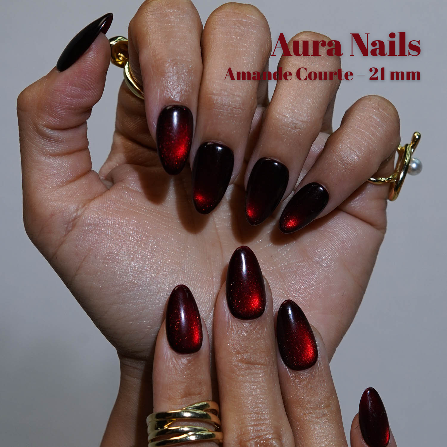 Burgundy Cat's Eye- N°30