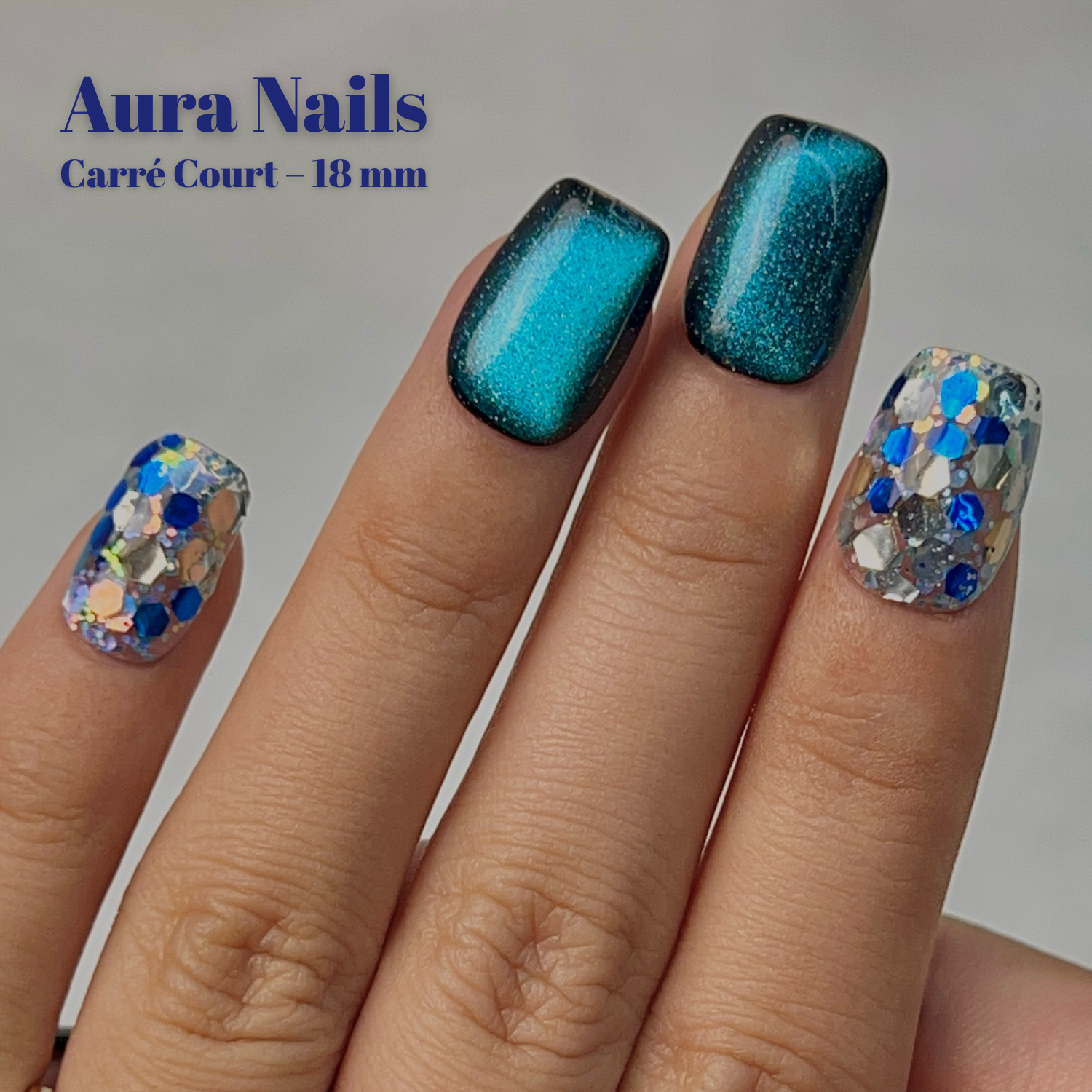 Blue Starry Cat Eye - N°186