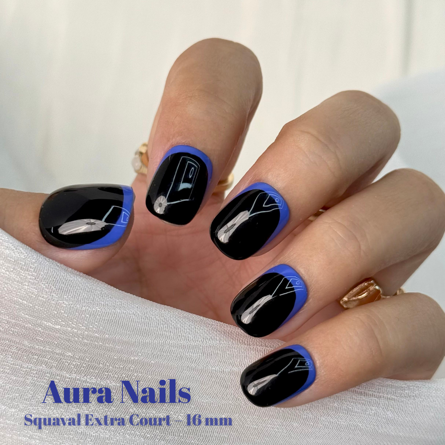 Azul marino ribeteado - N°193