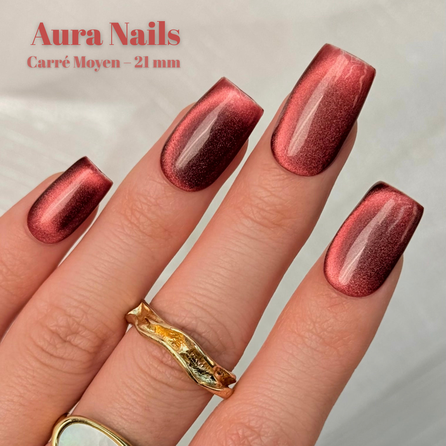 Dark Pink Cat Eye - N°195