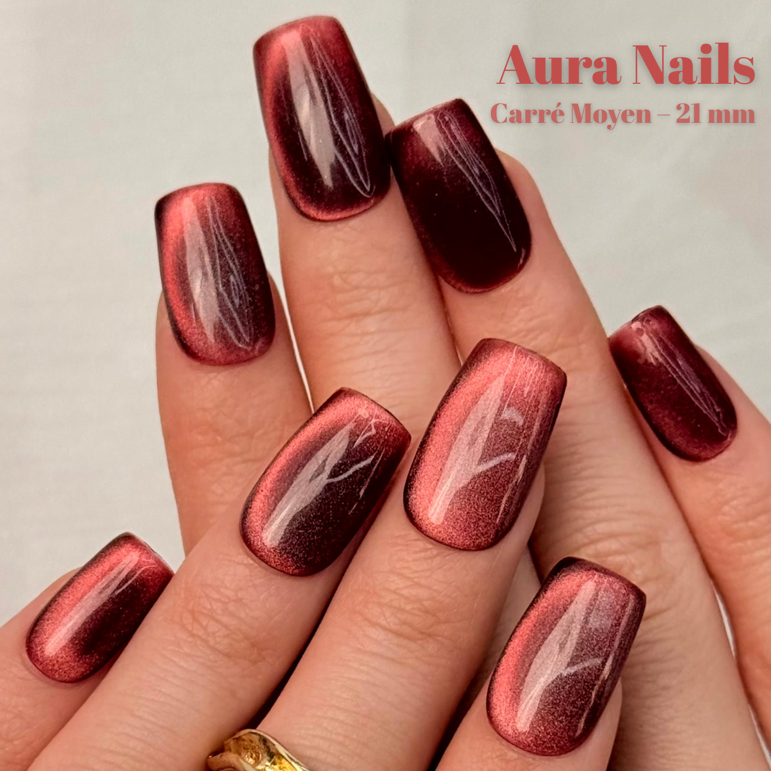 Dark Pink Cat Eye - N°195