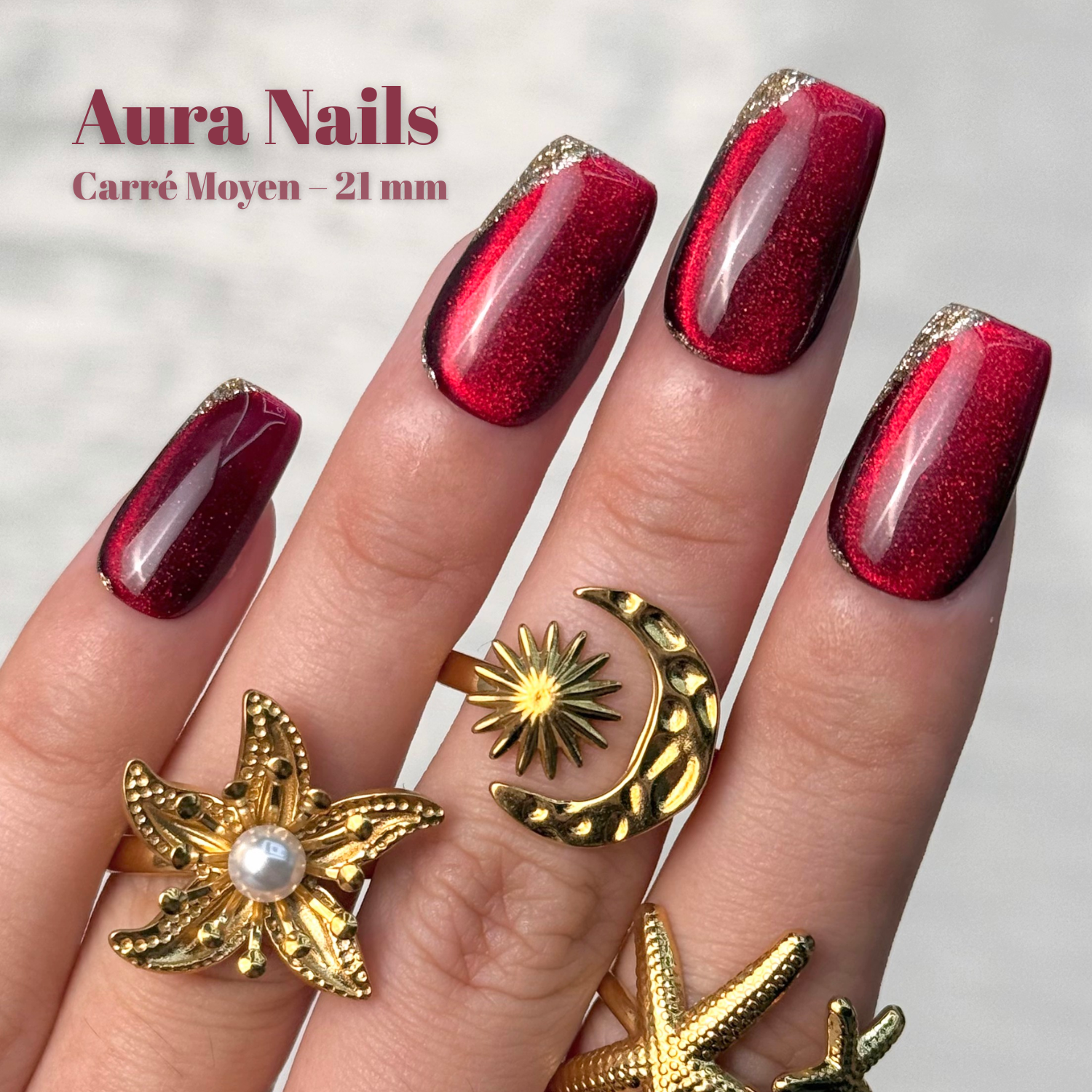 Burgundy Cat Eye - N°261