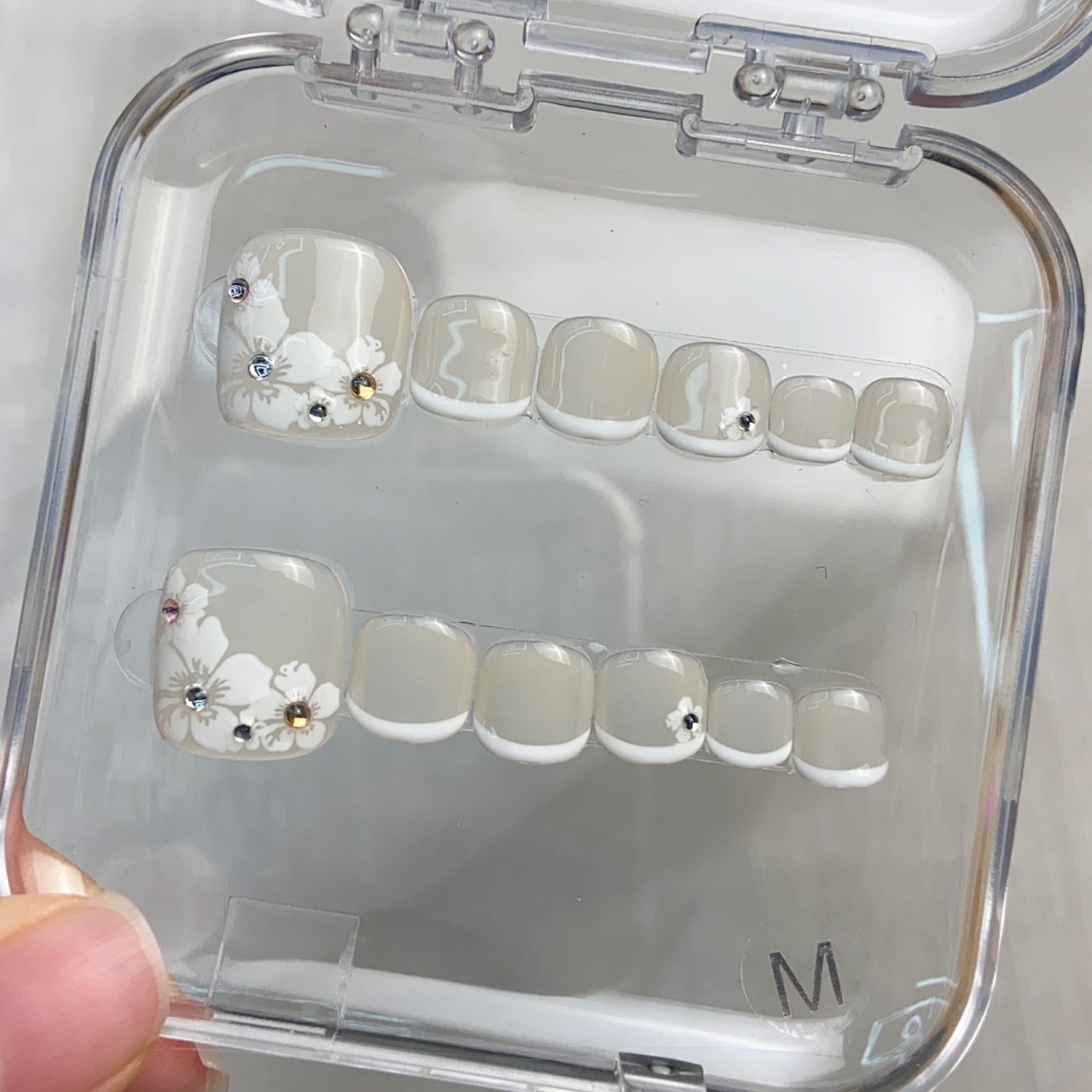 White Nude N°311 - Ongles d'orteils
