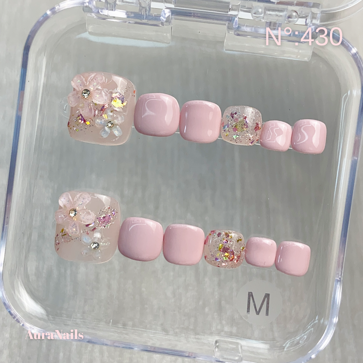Rêve Fleuri N°430 - Ongles d'orteils