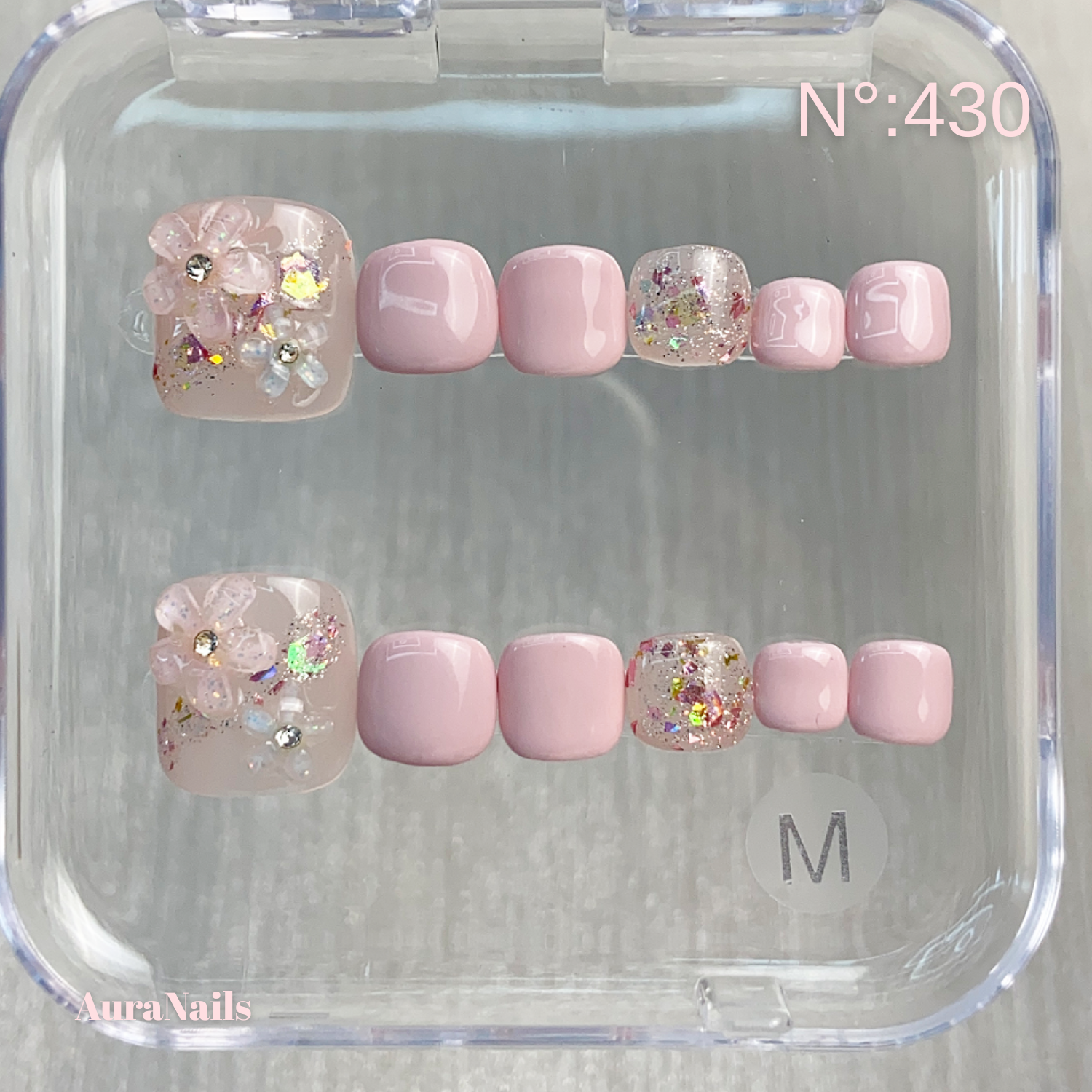 Rêve Fleuri N°430 - Ongles d'orteils