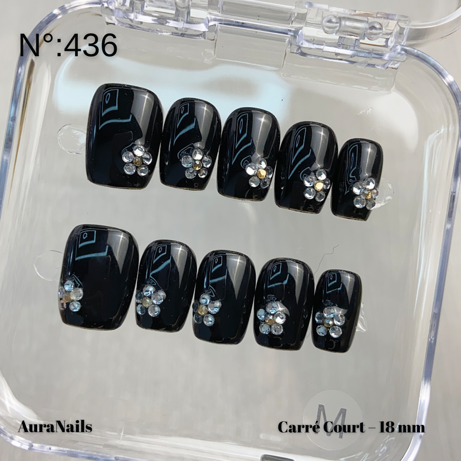 Fleur Obsidienne N°436