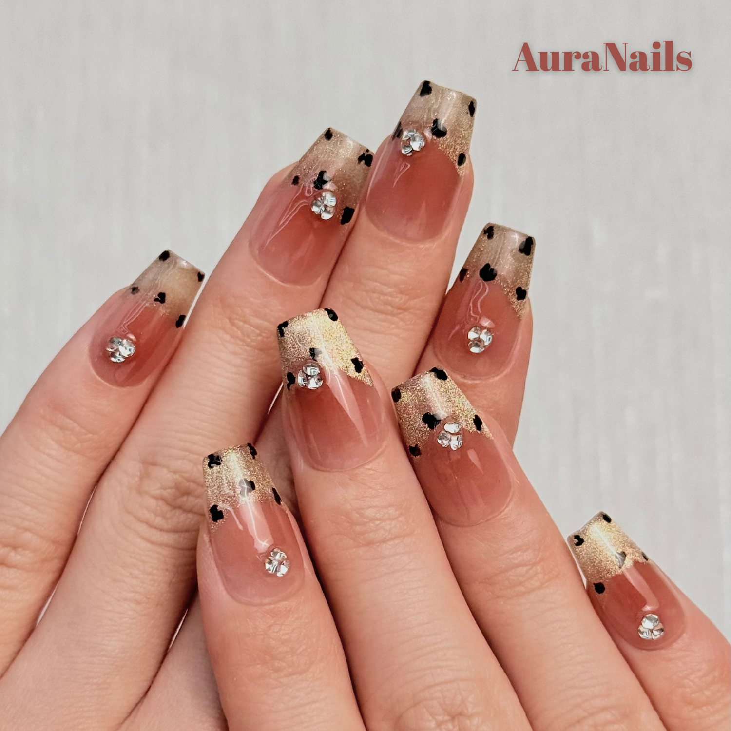 Leopardo con purpurina - N°49