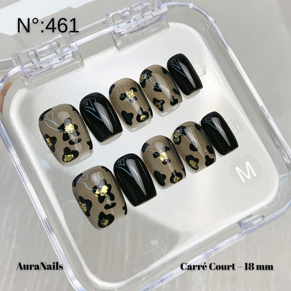 Noir floral N°461