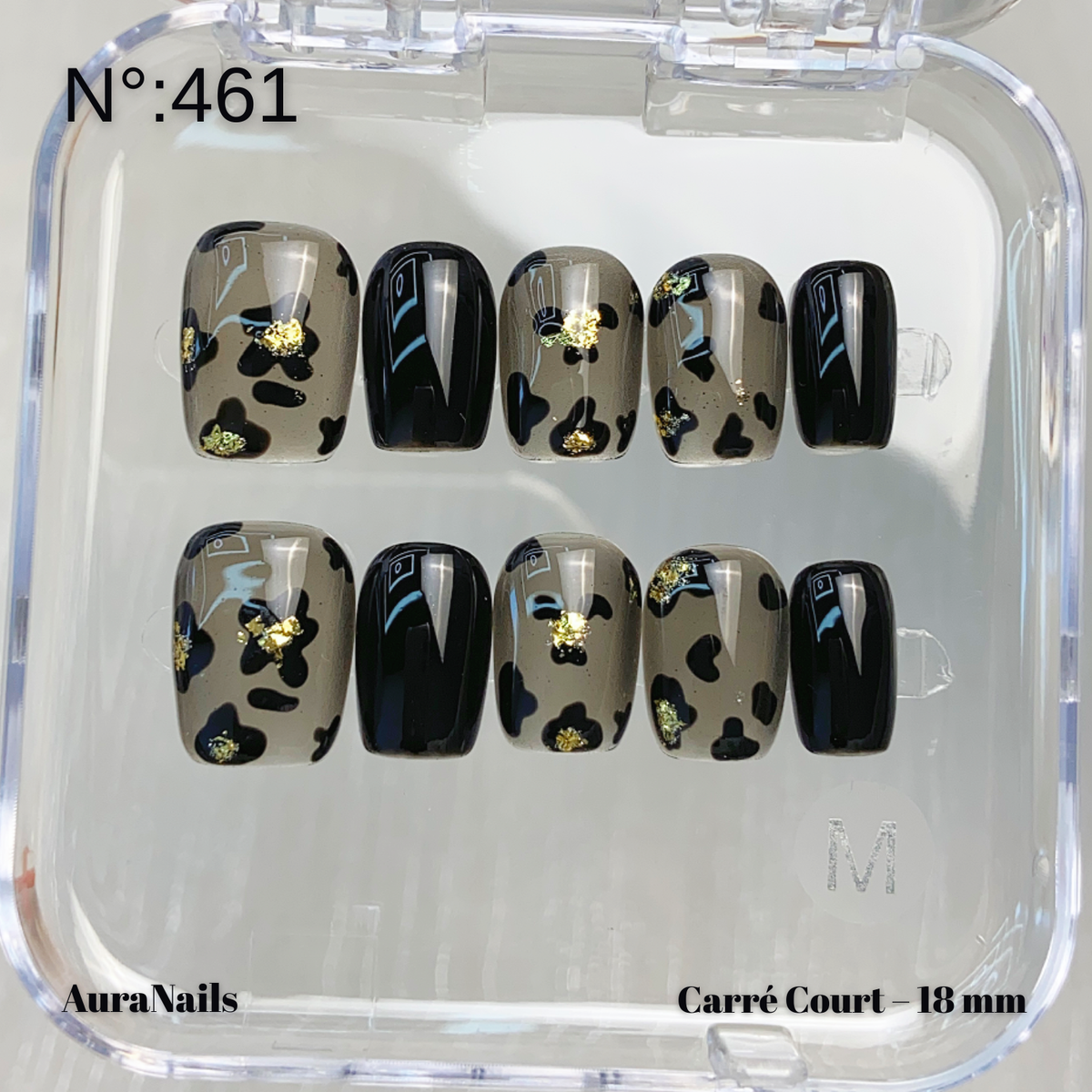 Noir floral N°461