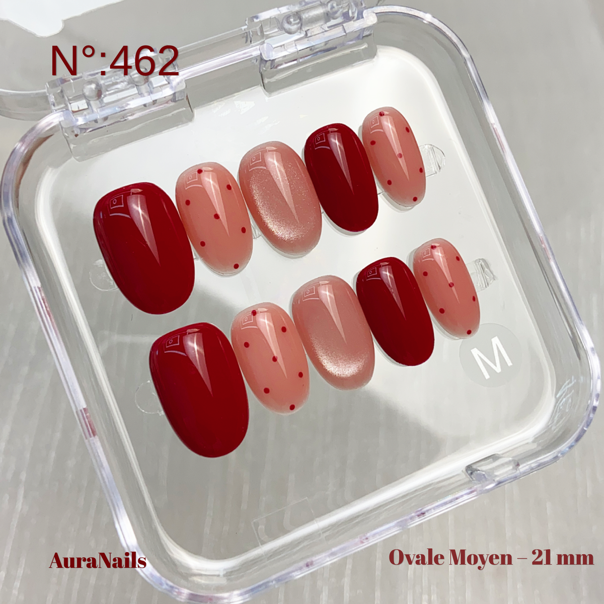 Rouge pois N°462