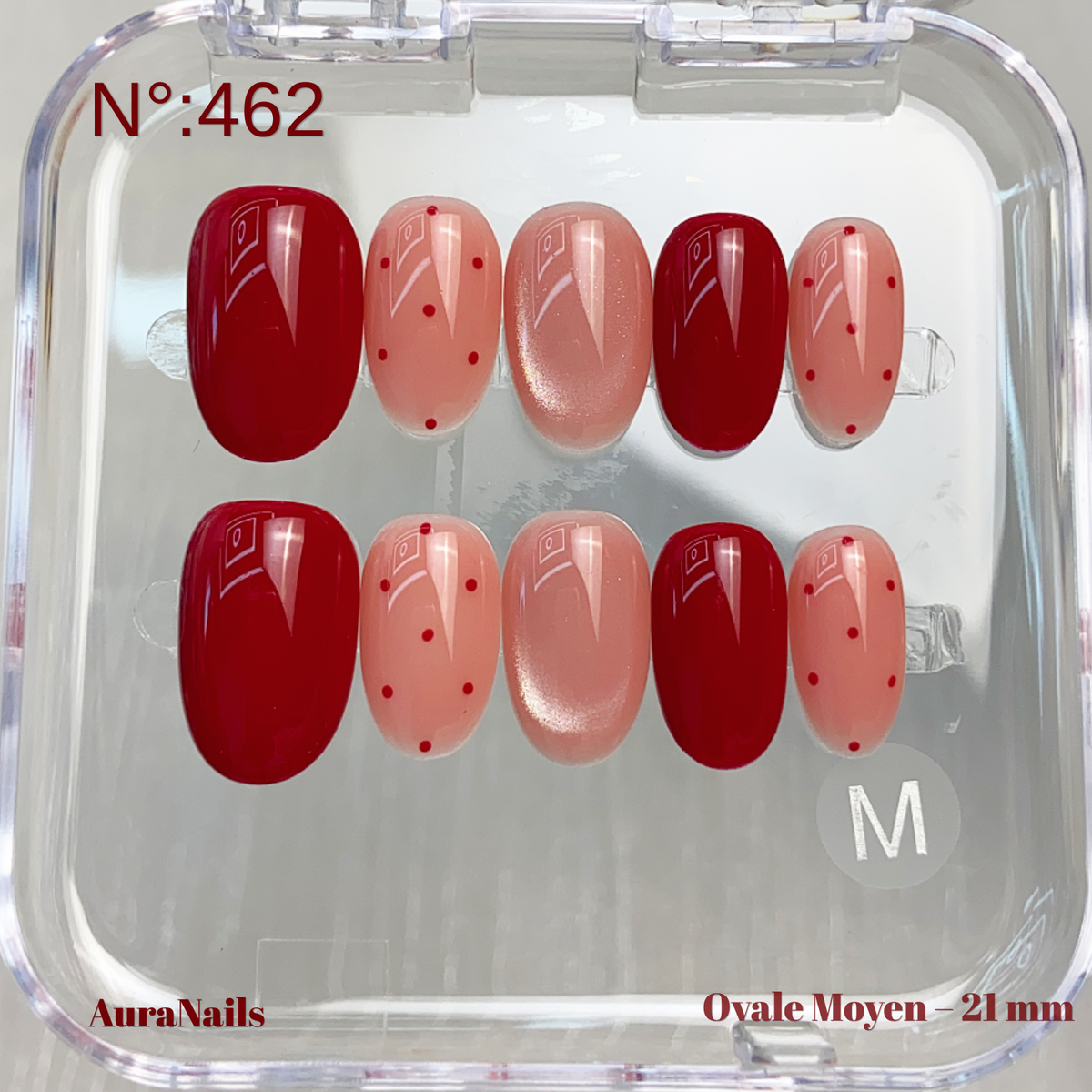 Rouge pois N°462