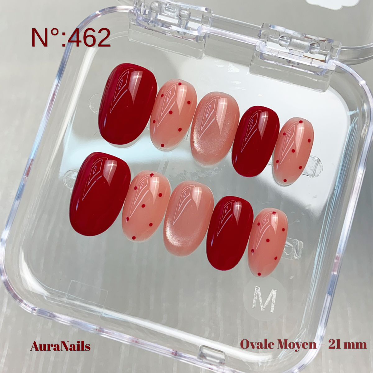 Rouge pois N°462