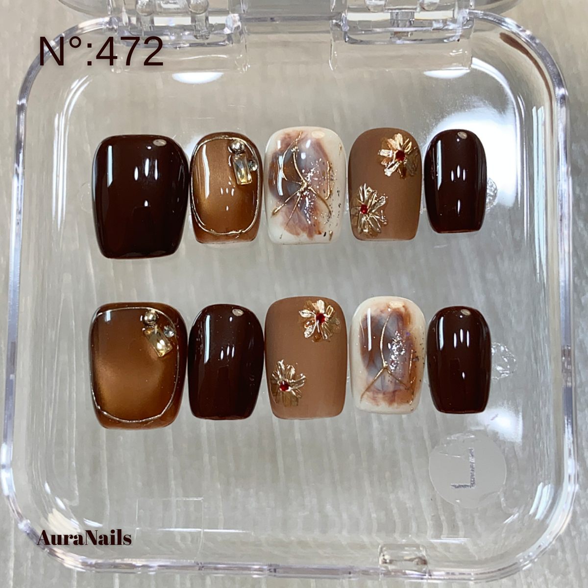 Fleur cuivrée N°472