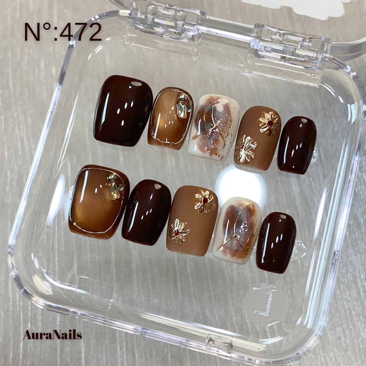 Fleur cuivrée N°472