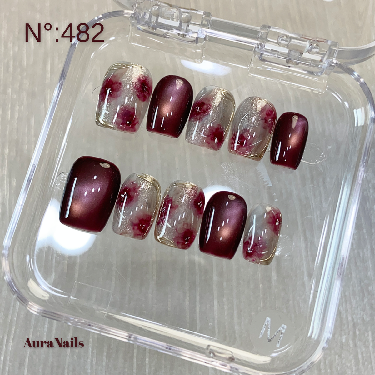 Fleur bordeaux N°482