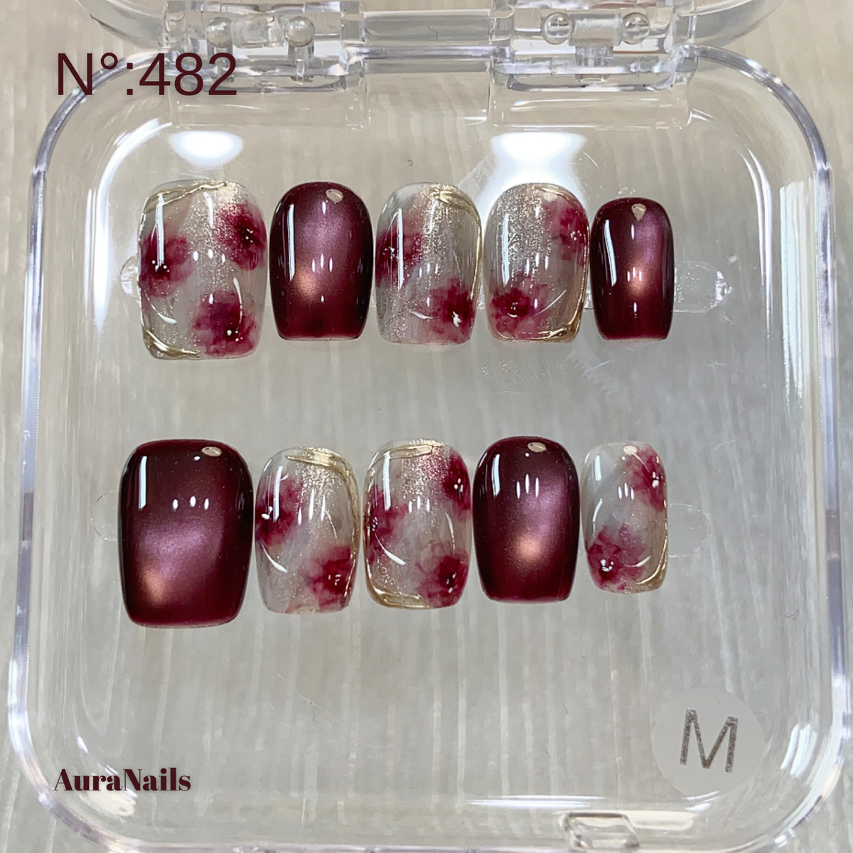 Fleur bordeaux N°482