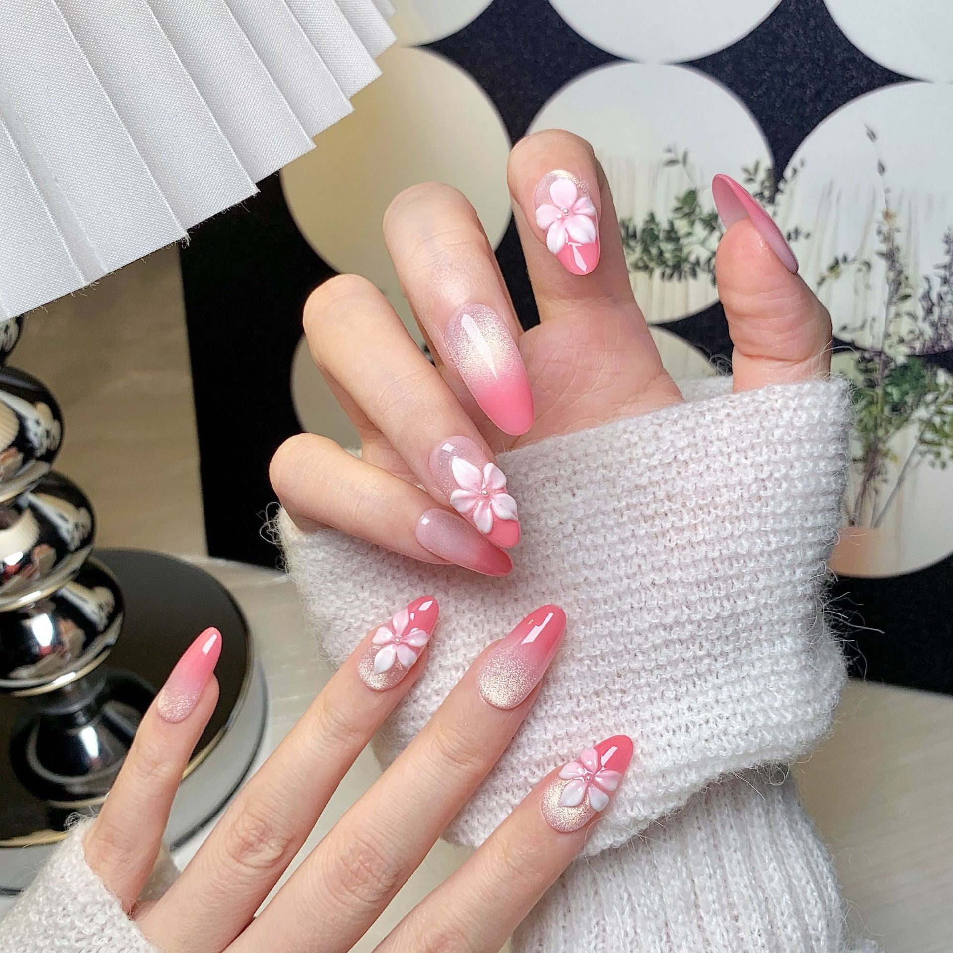 Pink Flower Gradient- N°85
